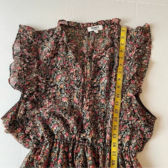 BB Dakota by Steve Madden Sleeveless Multicolor Floral Maxi Dress - Picture 6 of 14